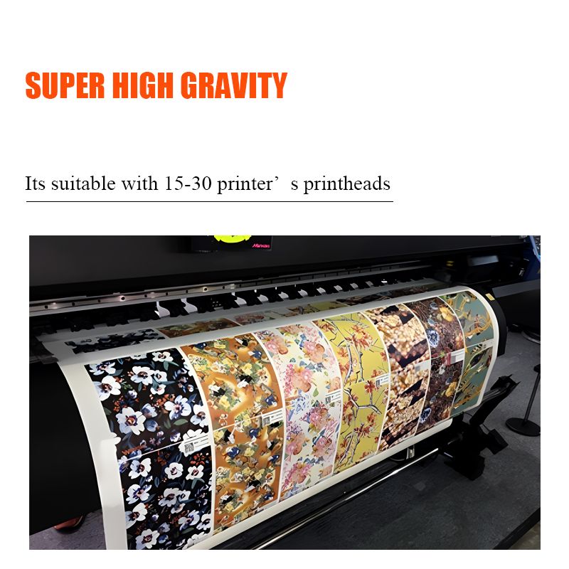 Ultra-High Concentration Sublimation Ink for 15-30 PrintHead's Printer